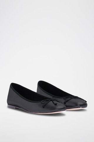 Ballerines en cuir Marialena - Noir