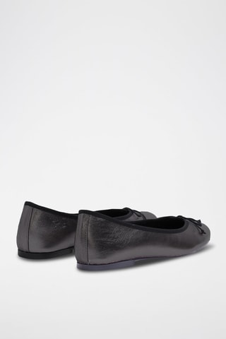 Ballerines en cuir Marialena - Noir