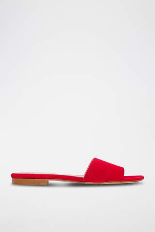 Leren Muiltjes Mayka - Rood