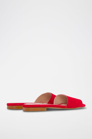 Leren Muiltjes Mayka - Rood