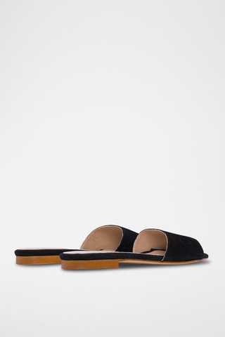 Mules en nubuck Mayka - Noir