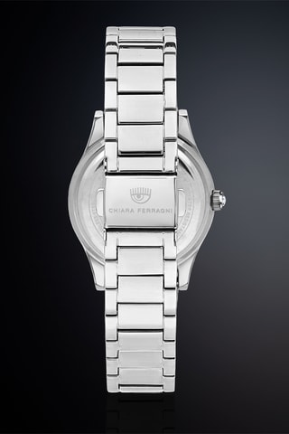Montre à quartz en métal - Argenté