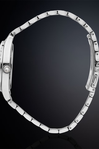 Montre à quartz en métal - Argenté