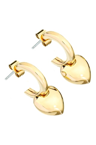 Demi-créoles - Plaqué or jaune