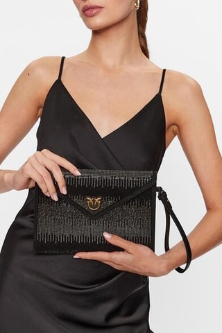 Pochette en cuir - Noir