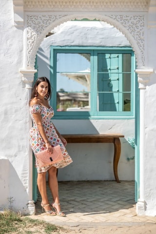 Robe en soie - Blanc