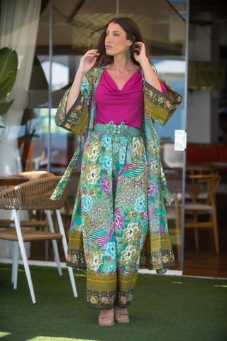 Pantalon casual - Vert