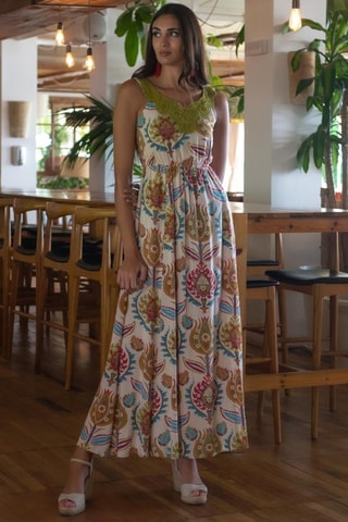 Robe longue - Beige