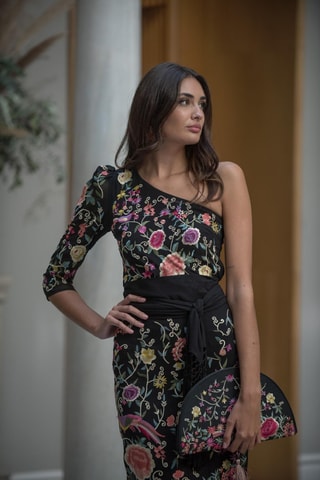 Blouse asymétrique - Noir