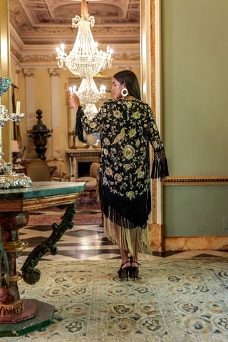 Veste - Noir et beige
