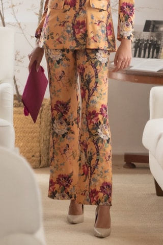Pantalon - Jaune et rose