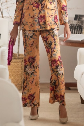 Pantalon - Jaune et rose
