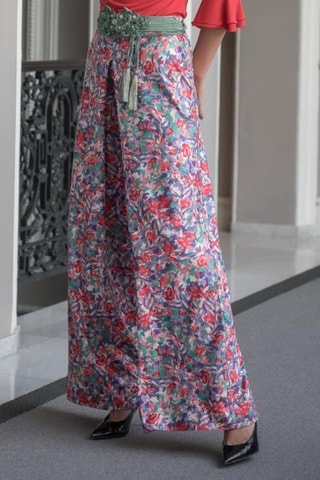 Pantalon palazzo - Violet