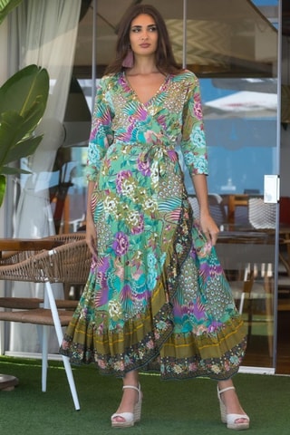 Robe longue - Vert