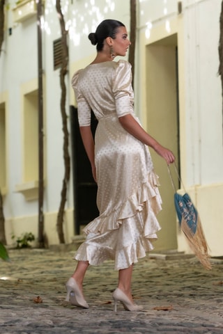 Abito a portafoglio - Beige