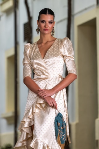 Abito a portafoglio - Beige