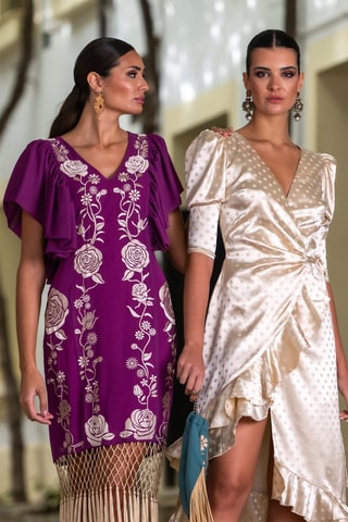 Abito a portafoglio - Beige