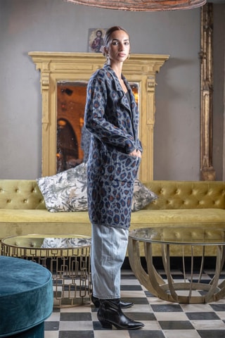 Gilet - Bleu et gris
