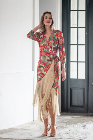 Robe longue - Fuchsia