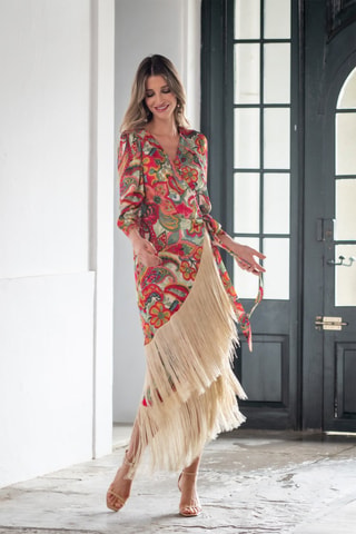 Robe longue - Fuchsia