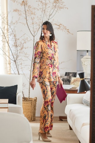 Blazer - Arancione e rosa
