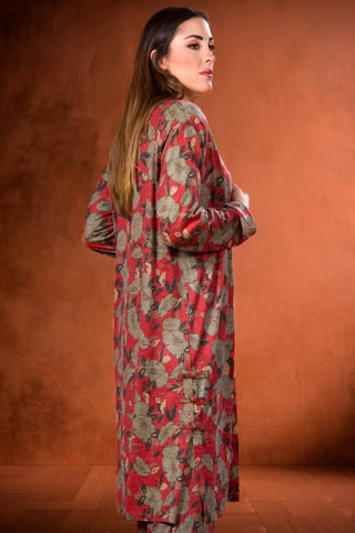 Gilet long - Rouge