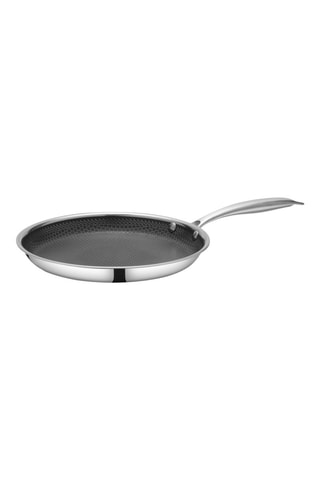 Poêle à crêpes en acier inoxydable - 28 cm  