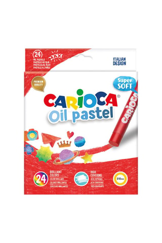 24 pastéis de óleo - A partir dos 3 anos