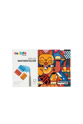 Set d'aquarelle - 12 couleurs