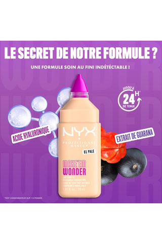 Base de maquillaje líquida Make 'Em Wonder - 01 Pale - 30 ml