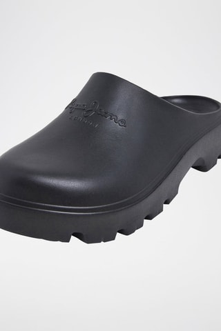 Tongs plateformes - Noir
