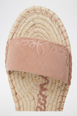 Sandales en nubuck - Rose