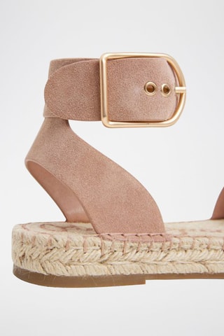 Sandales en nubuck - Rose