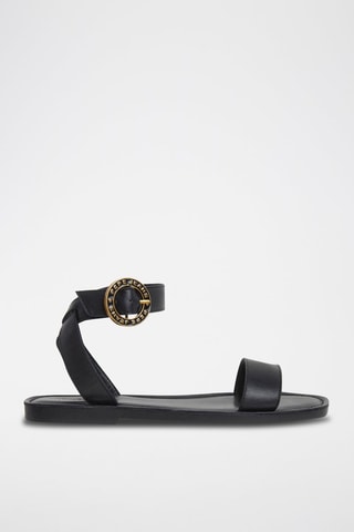 Sandales en cuir - Noir