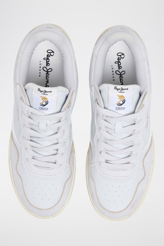 Baskets en nubuck - Blanc