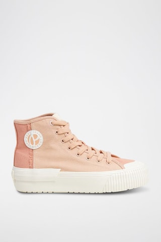 Baskets montantes - Rose