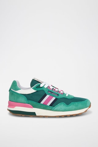 Baskets en nubuck - Vert