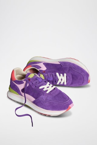 Baskets en cuir Rhosus - Violet