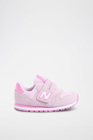 Baskets en nubuck 373 - Rose poudré