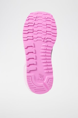Baskets en nubuck 373 - Rose poudré