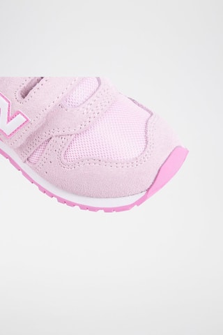 Baskets en nubuck 373 - Rose poudré