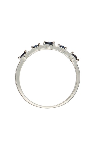 Anillo Neptune - Oro blanco, diamantes y zafiros