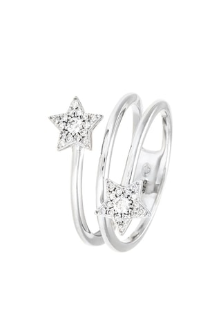 Anillo Cardie - Oro blanco y diamantes