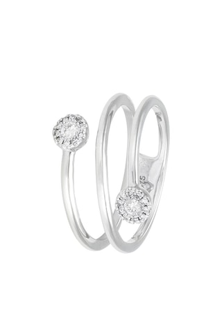 Anillo Bryonée - Oro blanco y diamantes