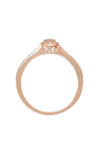 Solitario Remarquable Oro rosa y diamantes