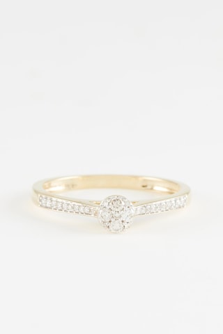 Anillo Love, always - Oro amarillo y diamantes