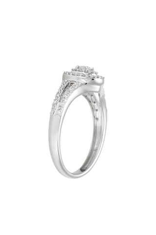 Anillo Romancia - Oro blanco y diamantes