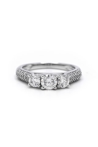 Anillo Aveline - Oro blanco y diamantes