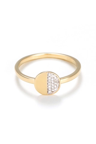 Anillo Gina - Oro amarillo y diamantes