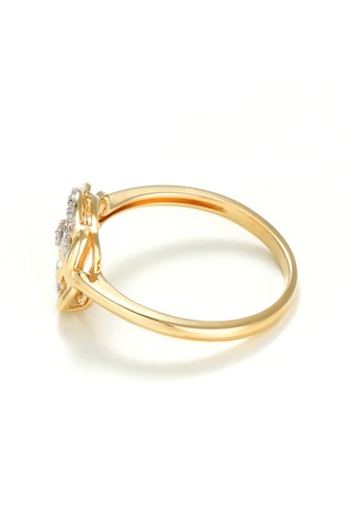 Anillo Zoë - Oro amarillo y diamantes